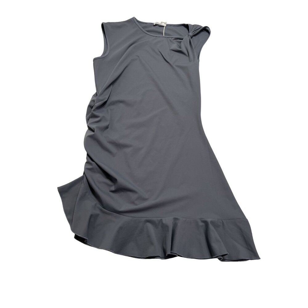 Peppermayo Katy Frill Mini Dress in Ash